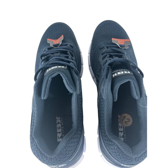 RBX Womens Athletic Sneakers Navy Size 12 Wide Knit Walking Shoes main image 5